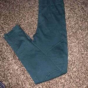 Beulah Teal Jeggings